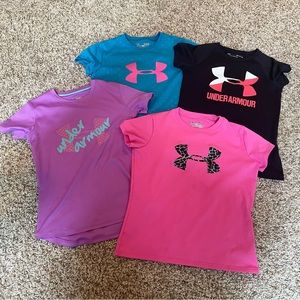 Girls Under Armour shirt lot size youth small